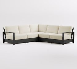 Malibu Metal Platform 5-Piece Outdoor Sectional (107")