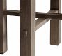 Abbott Concrete &amp; Acacia Outdoor Bar Height Table (34")