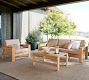 Malibu Teak Rectangular Outdoor Coffee Table (45")