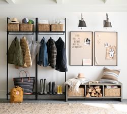 Temple Street Closet Rail with Shelf