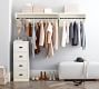 Aubrey Shelf with Closet Rail (30"-48")