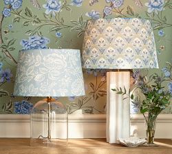 Kravet Tapered Drum Rose Toile Shade (15"-20")