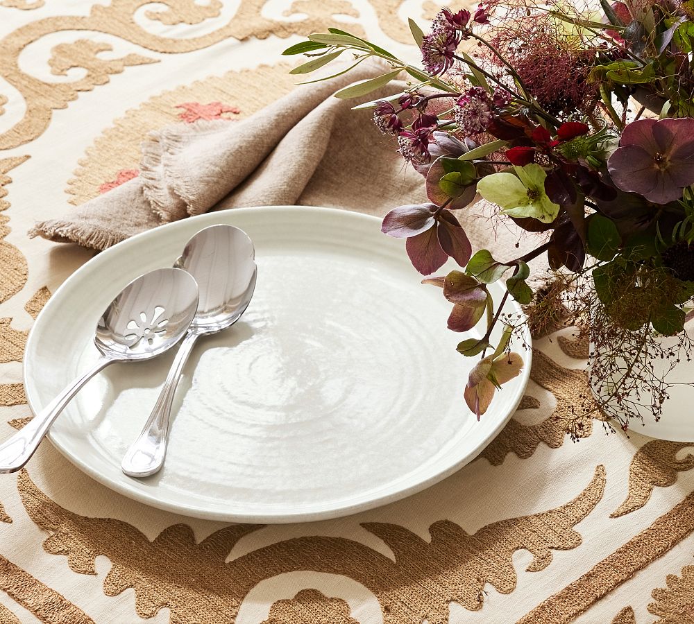 Larkin Stoneware Serving Platter by Pottery Barn