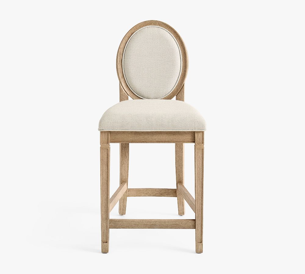 Sausalito Upholstered Stool by Pottery Barn