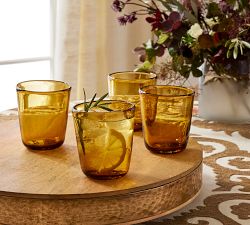Mango Wood &amp; Copper Lazy Susan