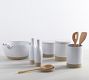 Quinn Handcrafted Stoneware Crock Utensil Holder
