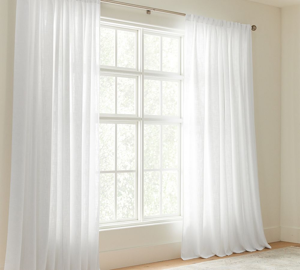 Brixton Textured Curtain - Set of 2 by Pottery Barn