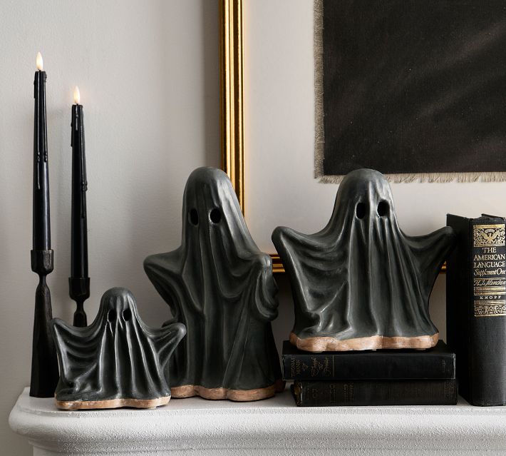 Handcrafted Ceramic Ghost - Spooky Decor | Pottery Barn