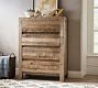 Hensley Reclaimed Wood 4-Drawer Tall Dresser (36")