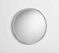 Open Box: Everson Round Mirror (25") - Polished Nickel