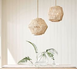 Abaca Woven Pendant (23"-26")