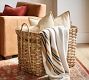 Artisan Rustic Handcrafted Rectangle Basket