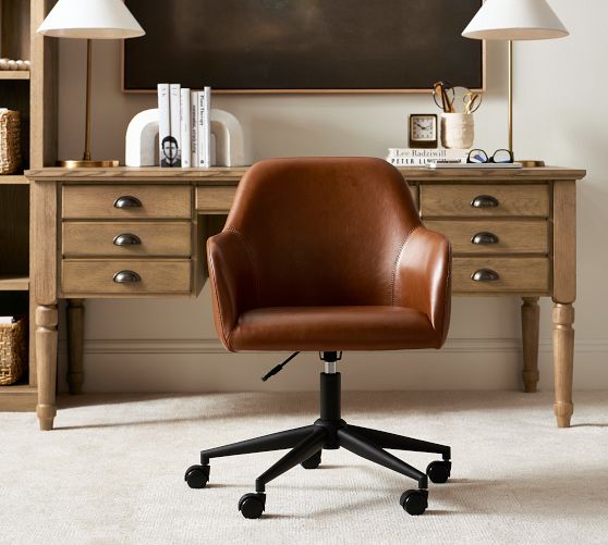 Carson Swivel Desk Chair by Pottery Barn