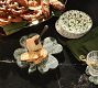 Four Leaf Clover Stoneware Appetizer Plates - Set of 4