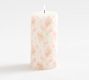 LoveShackFancy Floral Painted Pillar Candle