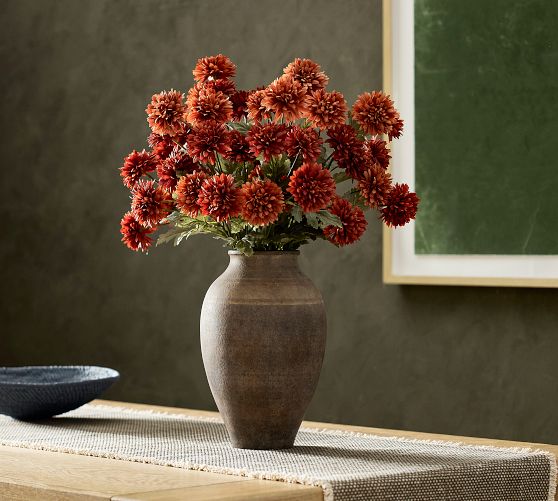 Faux Kiku Flower Bundle | Pottery Barn