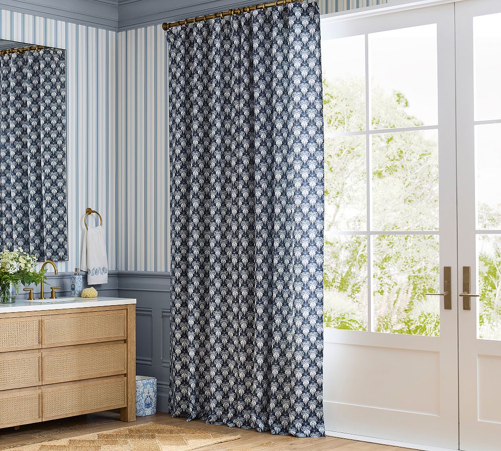 Kravet Blossom Curtain by Pottery Barn