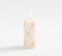 LoveShackFancy Floral Painted Pillar Candle
