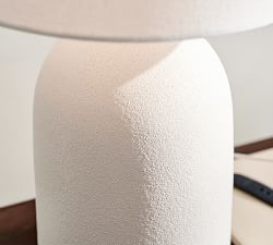 Carolina Ceramic USB Table Lamp (17"-27")