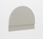 Curved Upholstered Wall Mounted Headboard