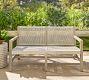 Indio Coastal Mahogany &amp; Rope Outdoor Loveseat (52")
