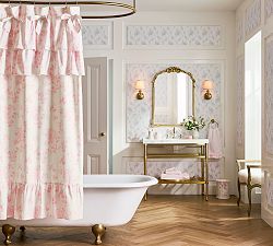 LoveShackFancy Ditsy Floral Shower Curtain