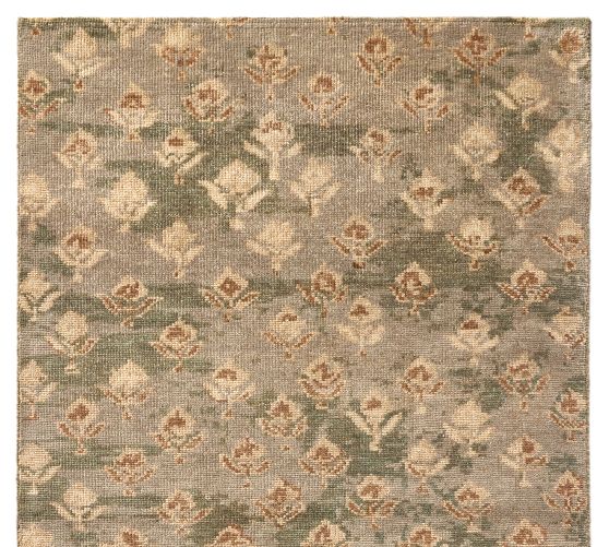 Poppy Hand-Knotted Wool Rug by Pottery Barn