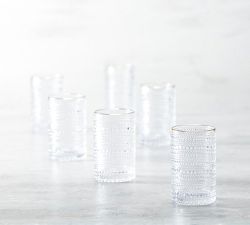 Jupiter Gold Rim Tumblers - Set of 6