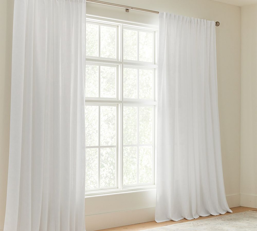 Brixton Textured Blackout Curtain - Set of 2 by Pottery Barn