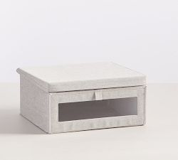 Drop Front Closet Bins