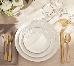 Cambria Handcrafted Stoneware Appetizer Plates - Set of 4