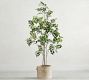 Faux Green Leaf Tree