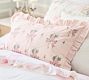 LoveShackFancy Embroidered Floral Bow Pillow Cover