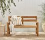 Modern Farmhouse Thin Striped Outdoor Pillow