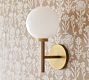 Harlow Milk Glass Sconce (12")