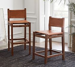 Segura Leather Bar &amp; Counter Stools