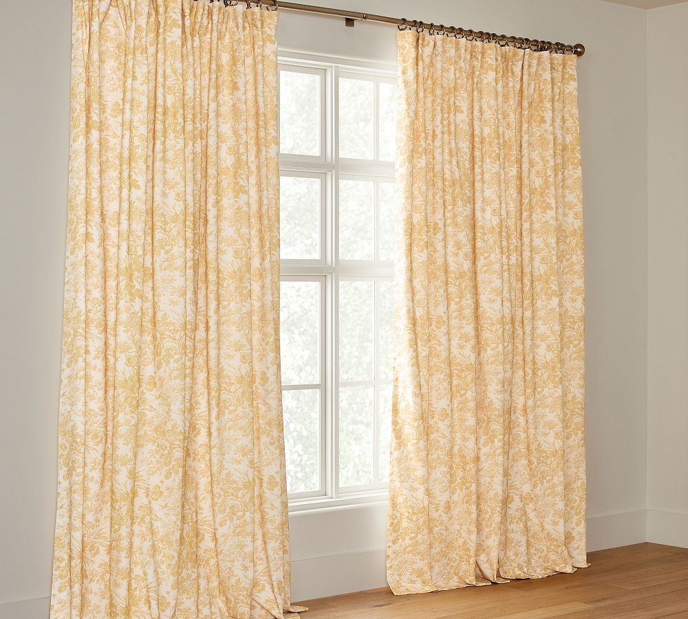 Sorrel Toile Blackout Curtain by Pottery Barn