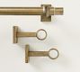 Cast Iron Curtain Rod &amp; Wall Bracket