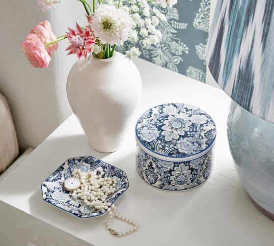 Kravet Arboretum Jewelry Catchall | Pottery Barn
