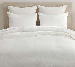 European Ribbed Linen Sham