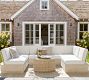 Huntington Wicker Round Outdoor Coffee Table with Storage (34")