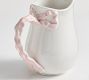 LoveShackFancy Stoneware Bow Pitcher