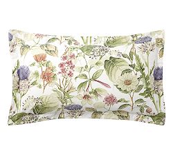 Open Box:  Thistle Floral Organic Percale Shams, King, Set of 2 - Multi