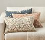 Zea Embroidered Lumbar Pillow
