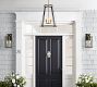Manor Outdoor Glass &amp; Iron Sconce (19'')