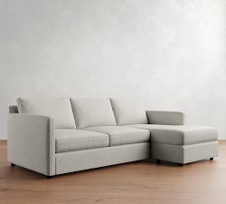 Pacifica Slim Arm Reversible Chaise Sectional (78"&ndash;88")