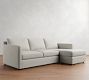 Pacifica Slim Arm Reversible Chaise Sectional (78"&ndash;88")