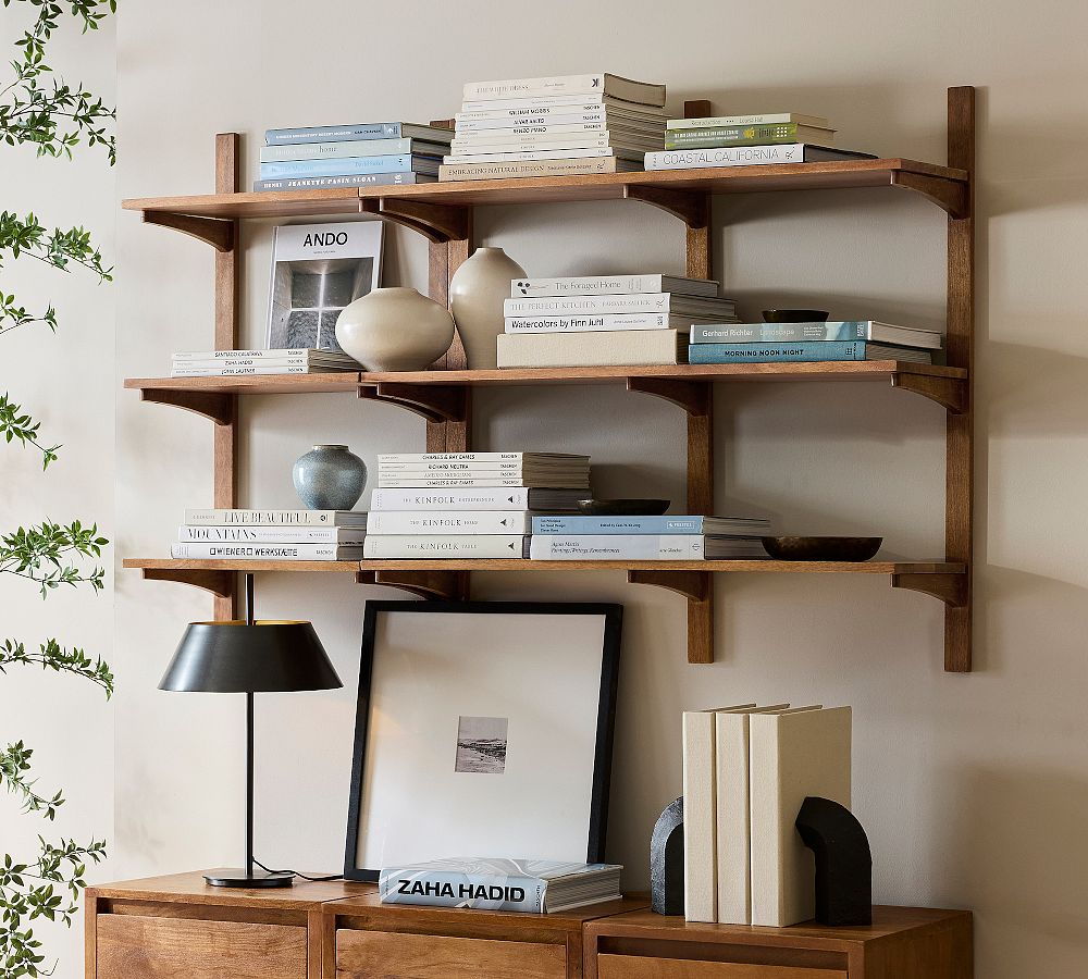Cayman Tiered Wall Shelves (18"-36") by Pottery Barn