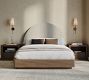 Curved Upholstered Wall Mounted Headboard