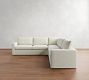 Westwood Square Arm Slipcovered 3-Piece L-Shaped Sectional (117")